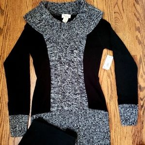 NWT Allison Brittney long sweater/sweater dress